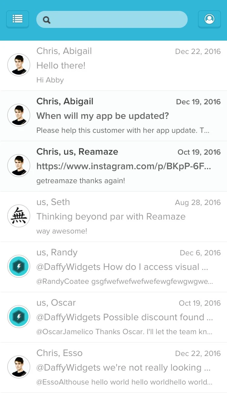 Reamaze screenshot